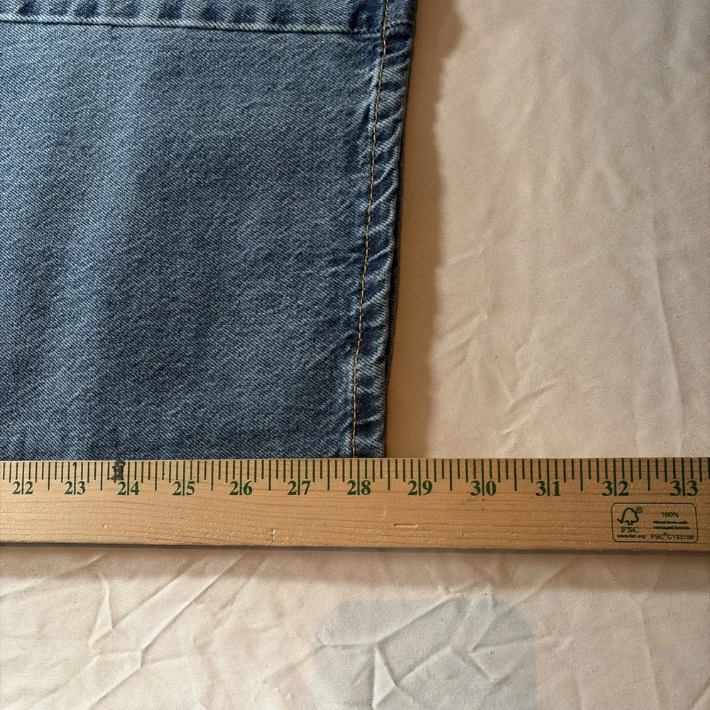 Levi's Premium Twisted Baggy Wide Leg Men's Jeans Size 36x30 Brand New Belted